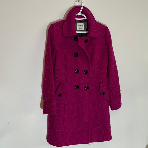 Women’s Double Breasted Fall Wool Coat - Picture 7 of 7